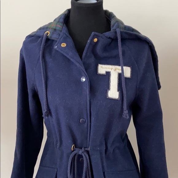 Tommy Girl navy wool coat - Picture 2 of 8